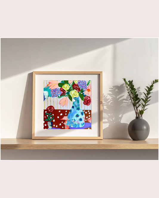 "No One Knew Where The Small Vase Came From" Print