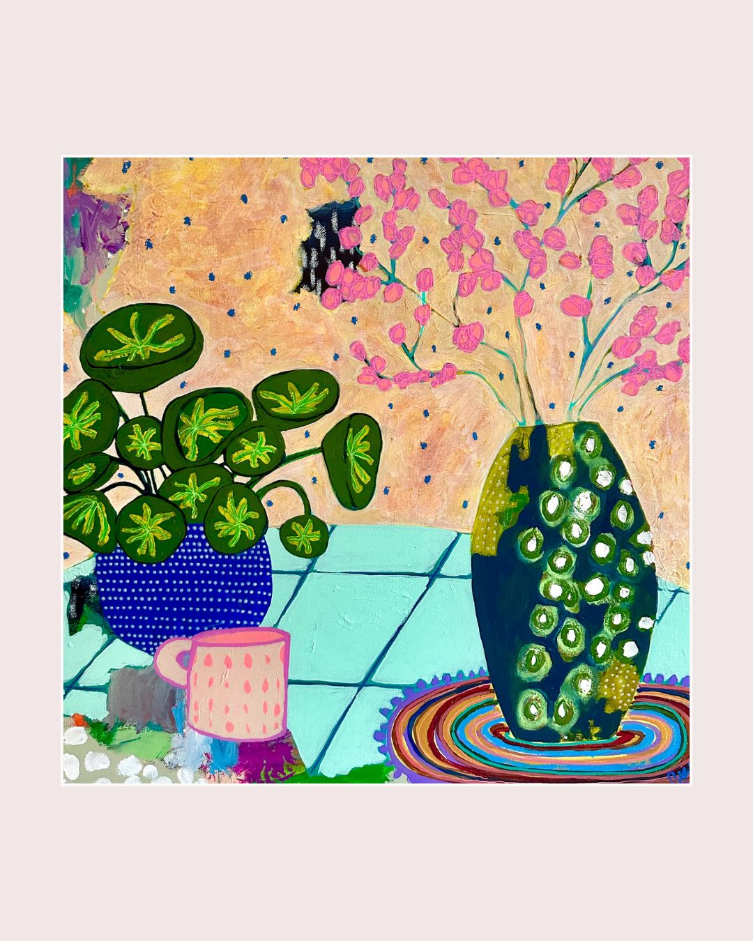 "The Watermelon Plant Is From Half Moon Bay" Print