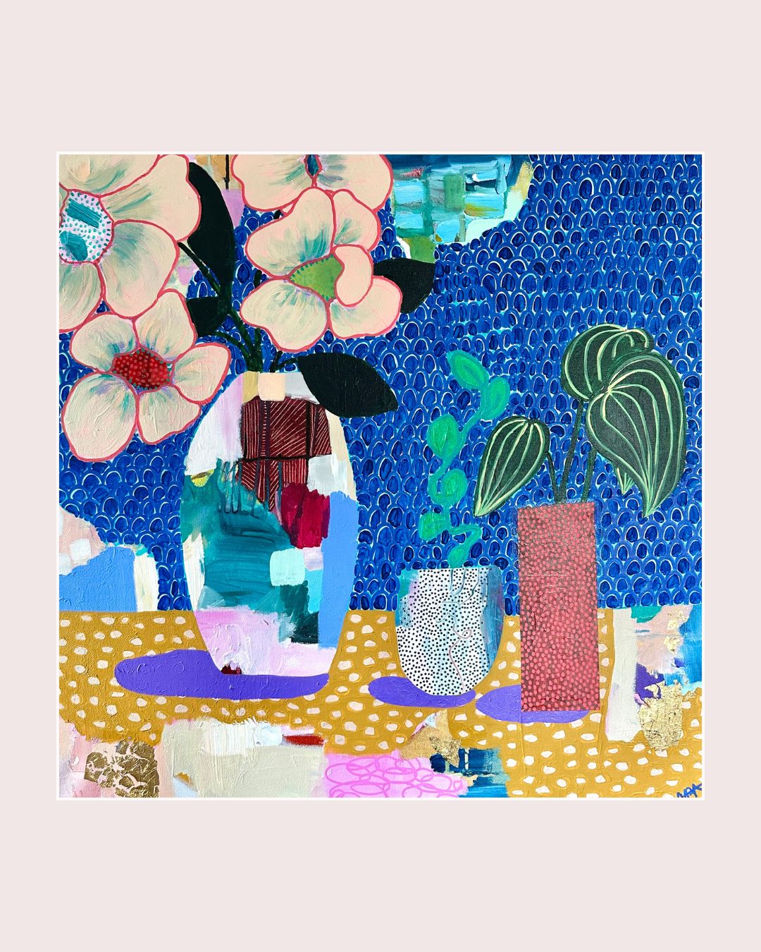 "The Blue Tiles Are Imported From Italy" Print
