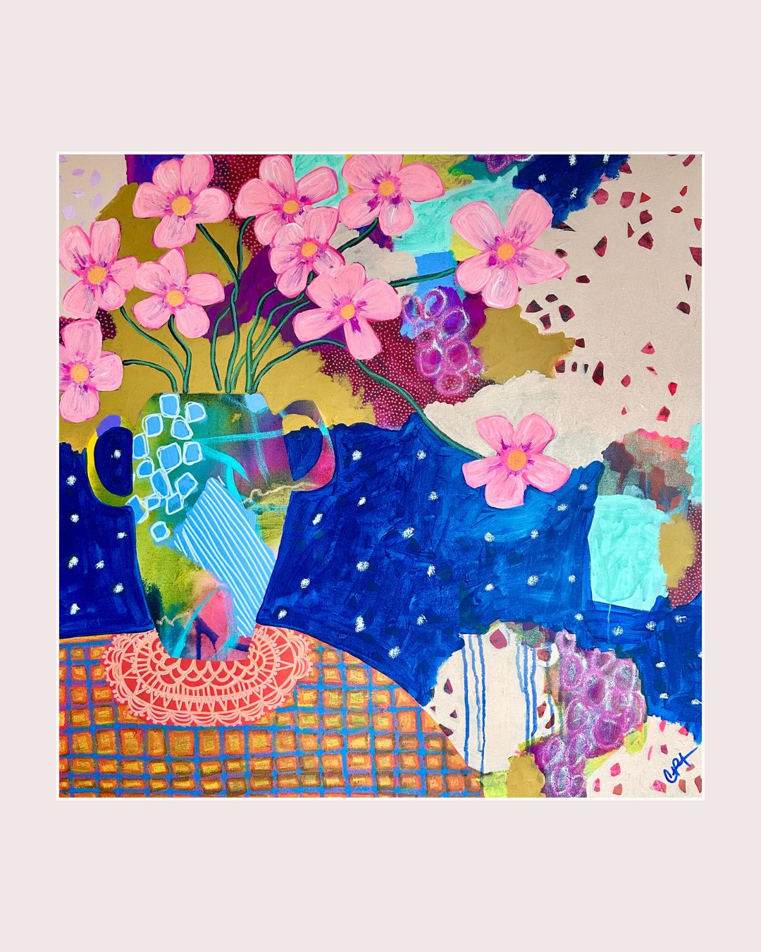 "The Cosmos Were From A Work Event" Print