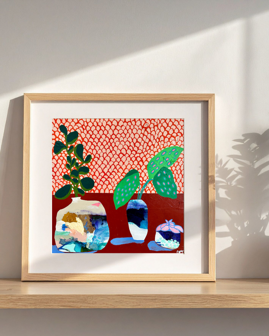 "I Named My Plants (from left to right) Cassandra, George, and Fifi" Print