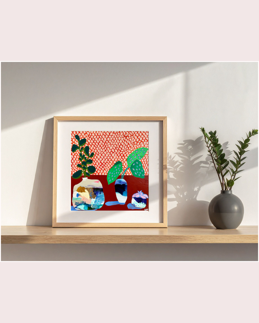 "I Named My Plants (from left to right) Cassandra, George, and Fifi" Print