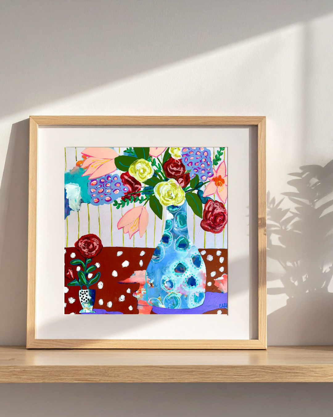 "No One Knew Where The Small Vase Came From" Print