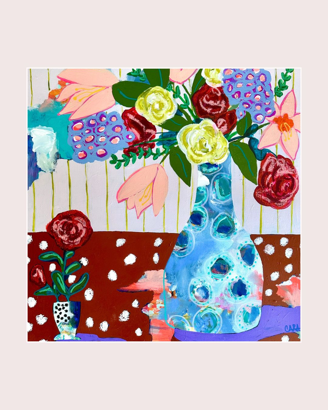 "No One Knew Where The Small Vase Came From" Print