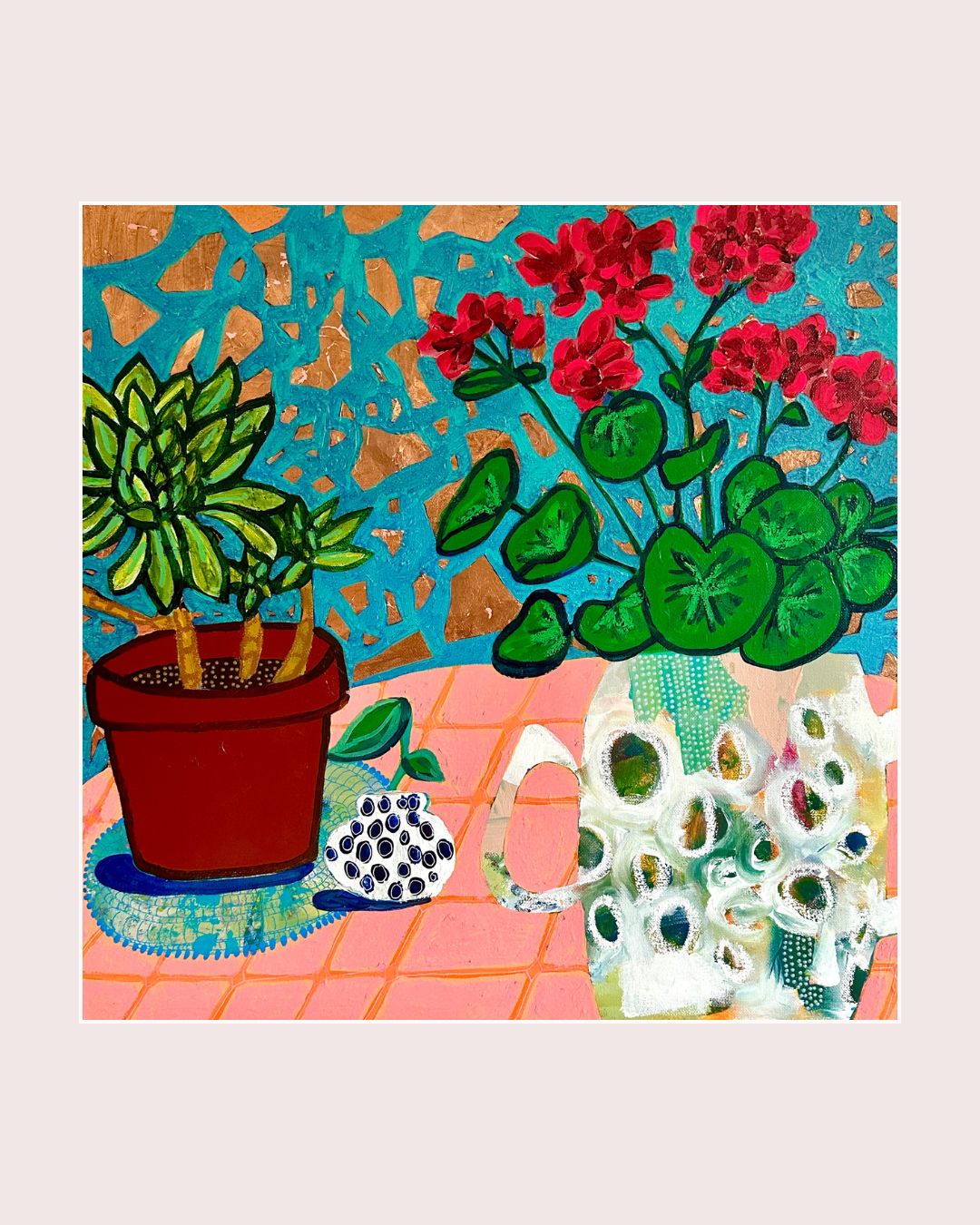 "Someone Once Told Me That They Disliked Geraniums, But I Didn't Believe Them" Print