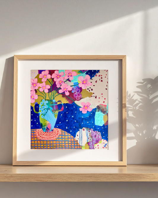 "The Cosmos Were From A Work Event" Print